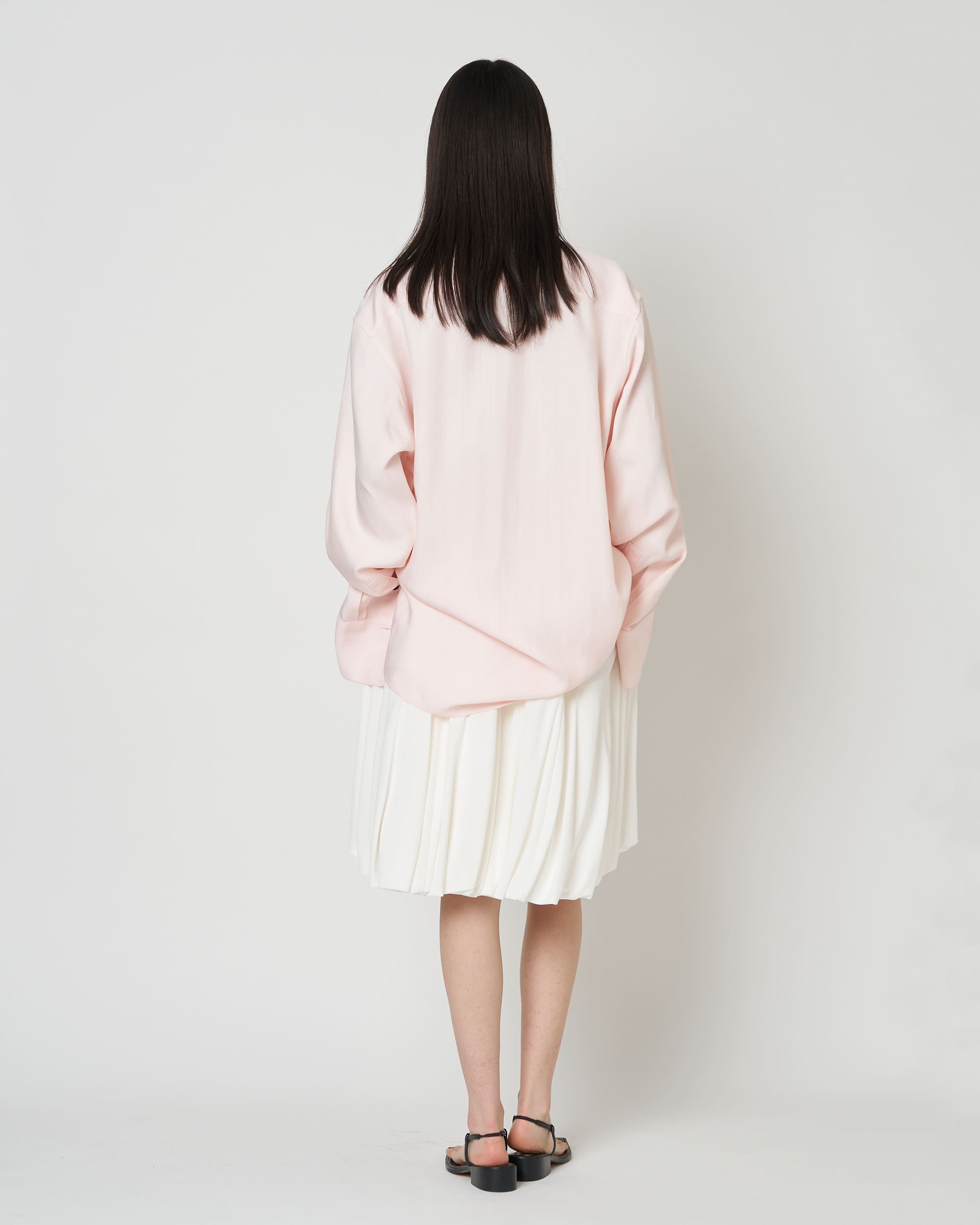 NAVIA - REMOVABLE COLLAR VISCOSE SHIRT