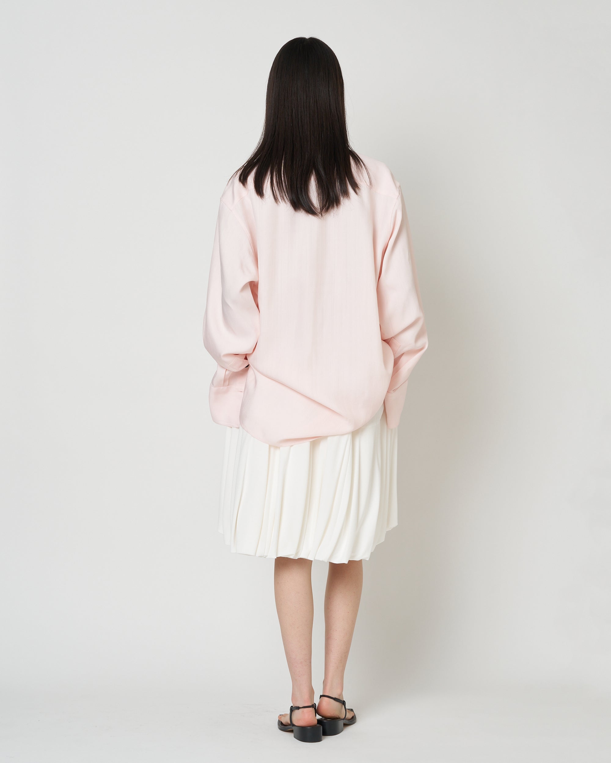 【PRE ORDER】NAVIA - REMOVABLE COLLAR VISCOSE SHIRT