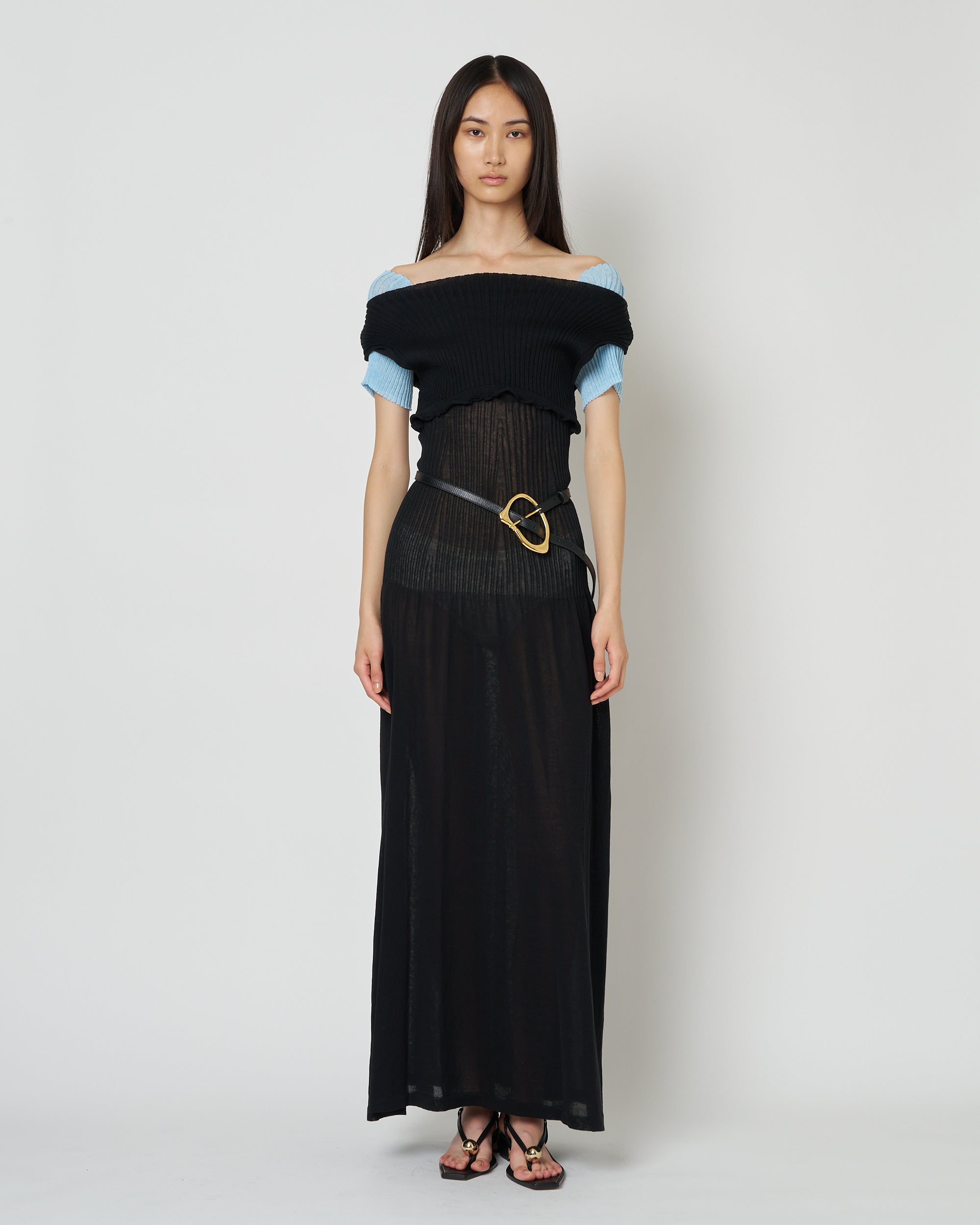 【PRE ORDER】NIVOLA - LAYERED KNIT DRESS