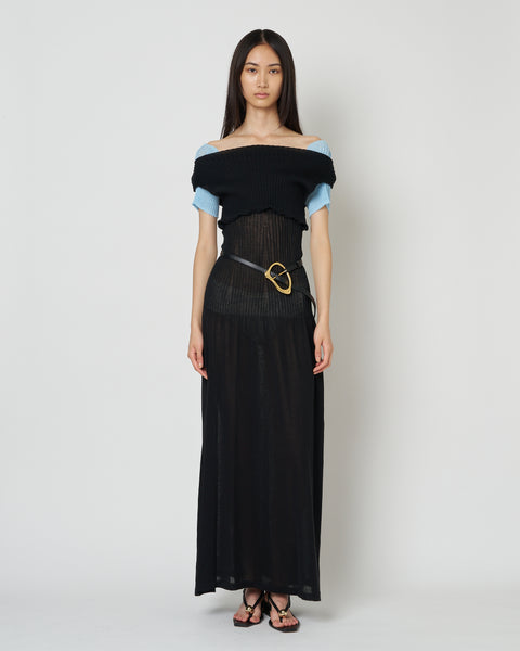 【PRE ORDER】NIVOLA - LAYERED KNIT DRESS