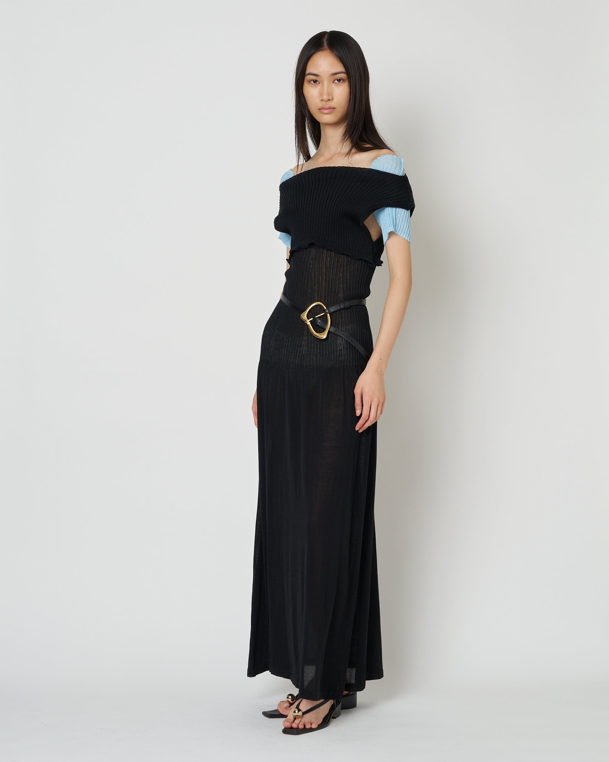 【PRE ORDER】NIVOLA - LAYERED KNIT DRESS