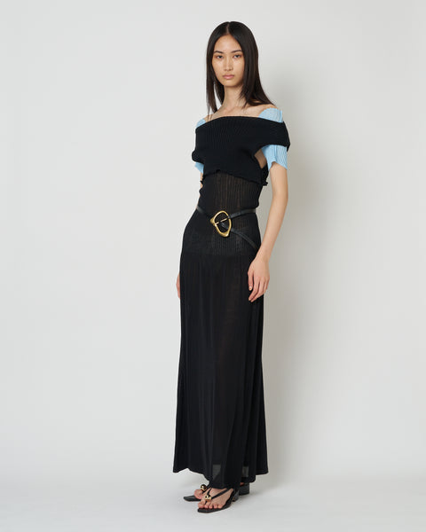 【PRE ORDER】NIVOLA - LAYERED KNIT DRESS