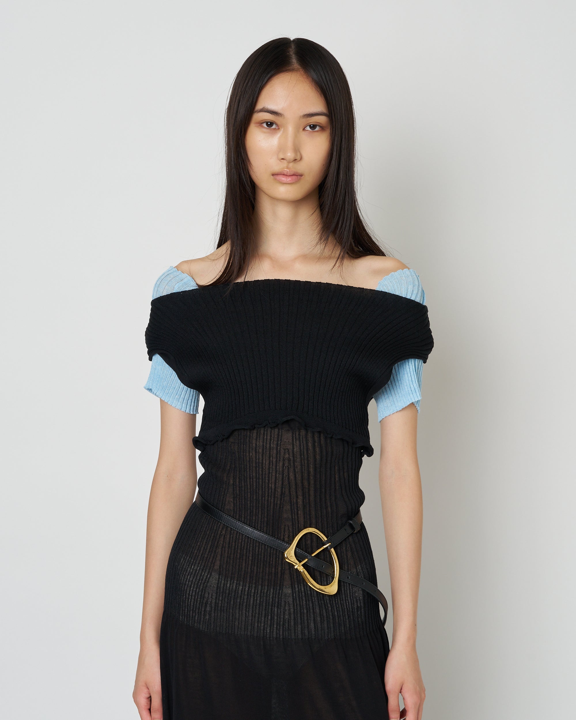 【PRE ORDER】NIVOLA - LAYERED KNIT DRESS