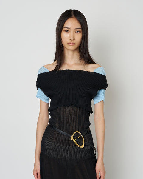 【PRE ORDER】NIVOLA - LAYERED KNIT DRESS