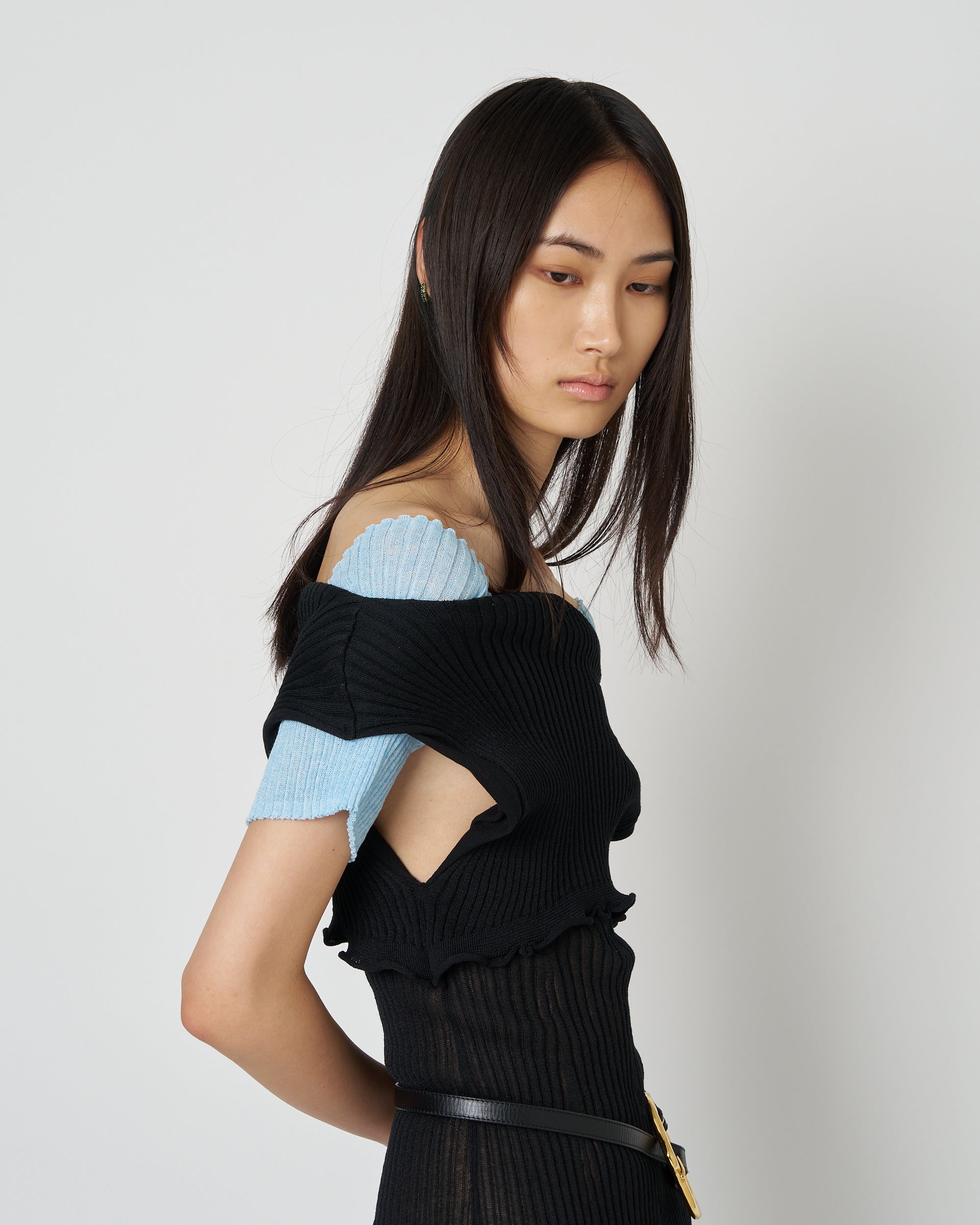 【PRE ORDER】NIVOLA - LAYERED KNIT DRESS