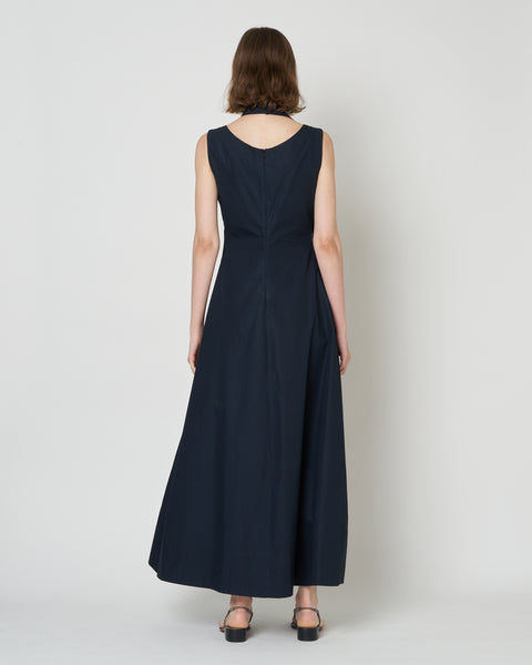 【PRE ORDER】NOLIS - SCARF DETAIL FLARED DRESS