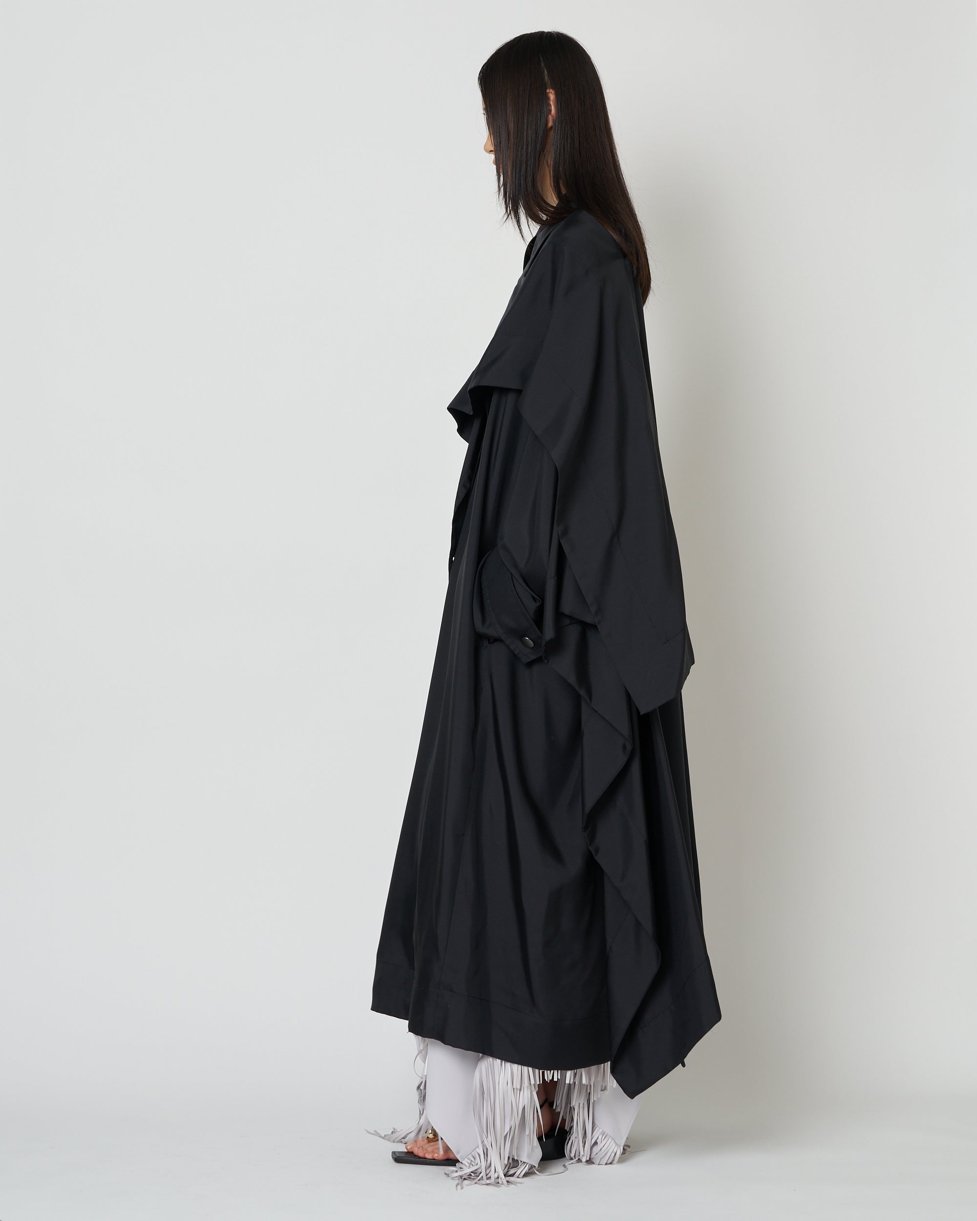 【PRE ORDER】NADIA - RECYCLED NYLON LAYERED COAT