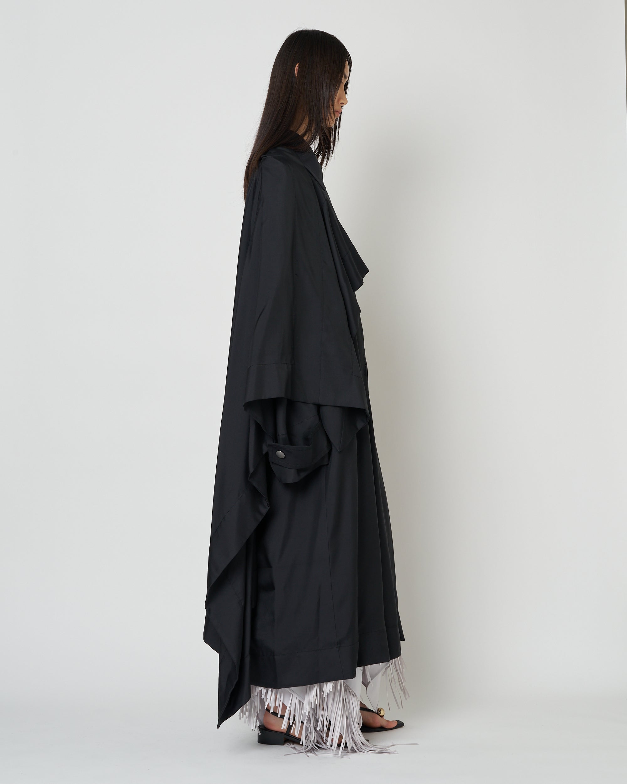【PRE ORDER】NADIA - RECYCLED NYLON LAYERED COAT