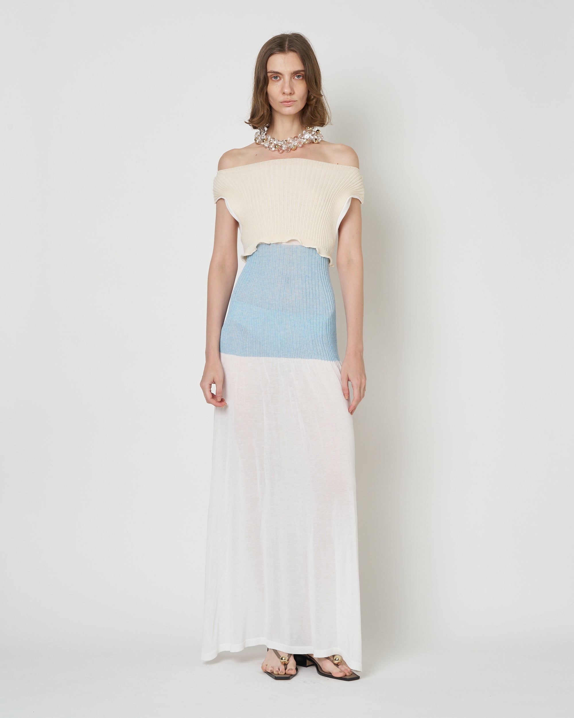 【PRE ORDER】NIVOLA - LAYERED KNIT DRESS