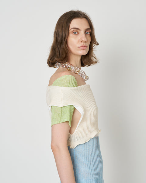 【PRE ORDER】NIVOLA - LAYERED KNIT DRESS