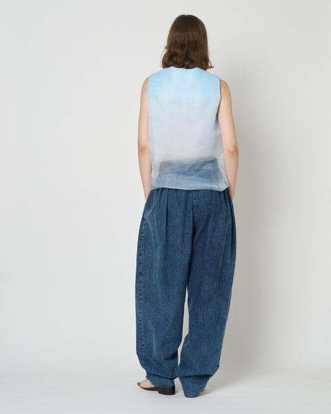【PRE ORDER】NIRVANA - DENIM TUCK PANTS