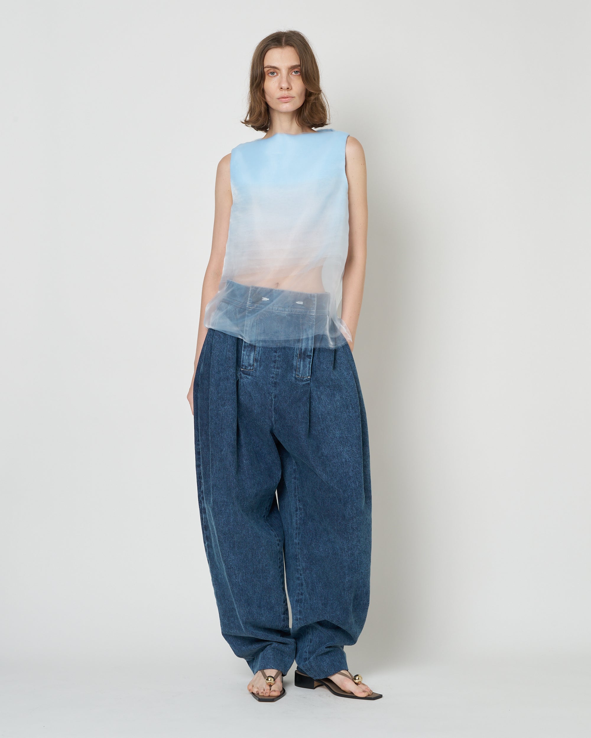 【PRE ORDER】NIA - ULTRA LIGHT ORGANZA TOP