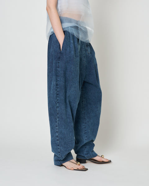 【PRE ORDER】NIRVANA - DENIM TUCK PANTS