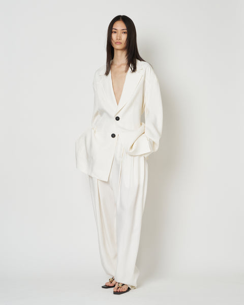 【PRE ORDER】NIRVANA - VISCOSE TUCK PANTS