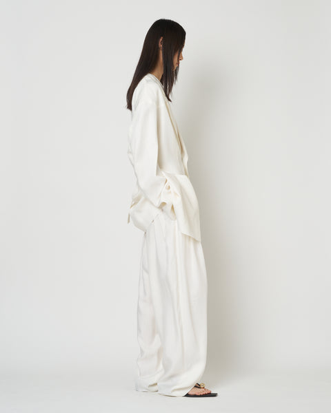 【PRE ORDER】NIRVANA - VISCOSE TUCK PANTS