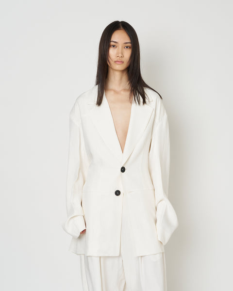 【PRE ORDER】NIRVA - VISCOSE OVERSIZE TAILORED JACKET