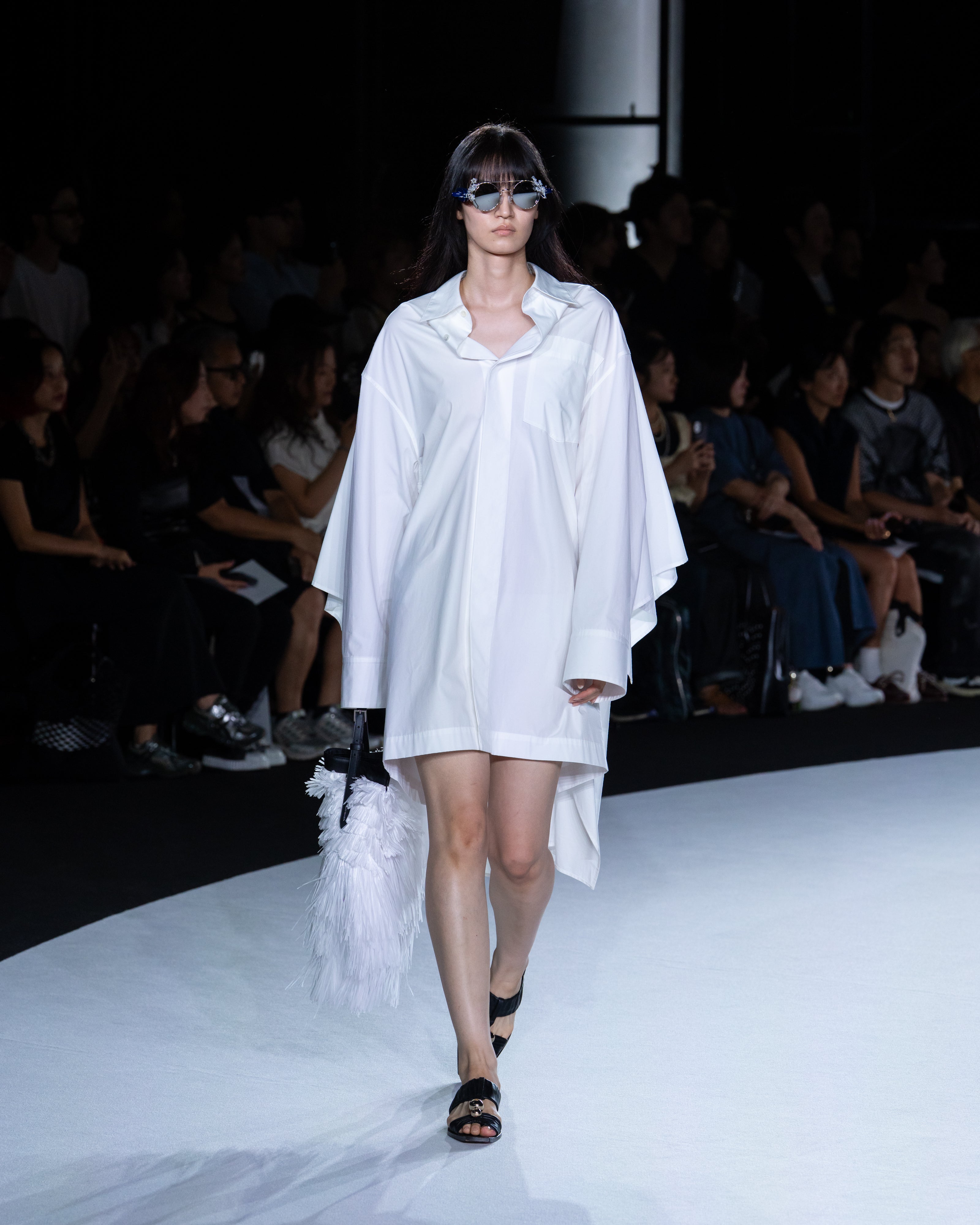 【PRE ORDER】NERIS - MULTI-WAY OVERSIZE COTTON SHIRT