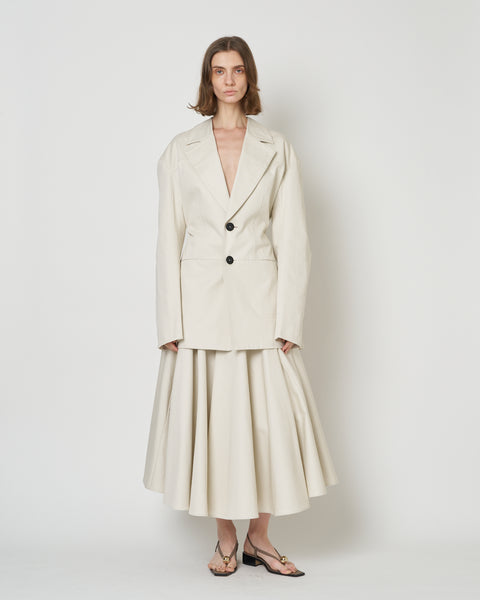 【PRE ORDER】NOLEEN - COTTON FLARED SKIRT
