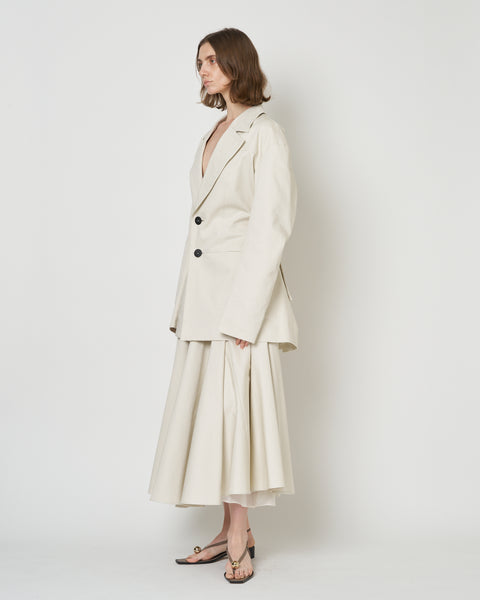 【PRE ORDER】NIRVA - COTTON OVERSIZE TAILORED JACKET