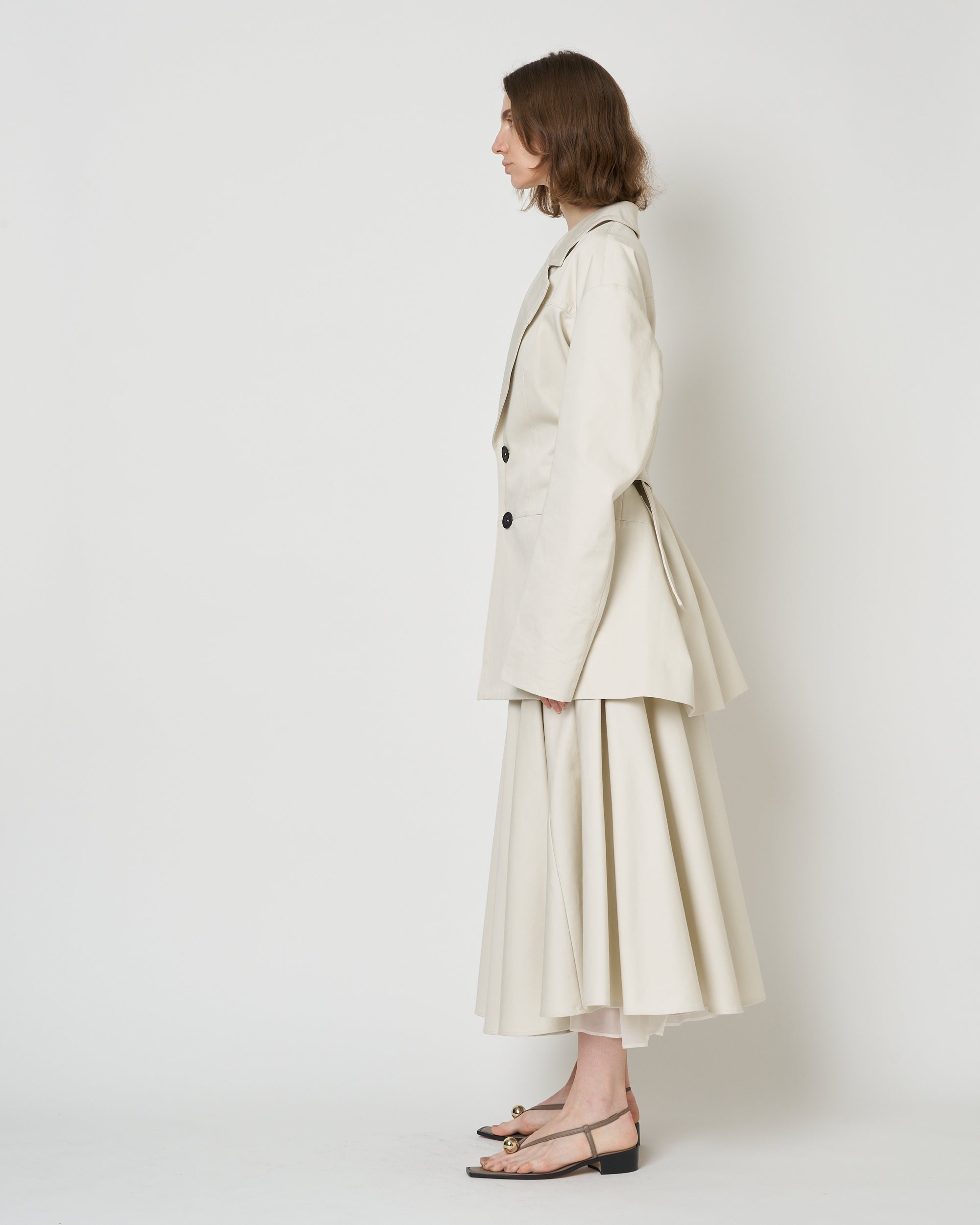 【PRE ORDER】NIRVA - COTTON OVERSIZE TAILORED JACKET