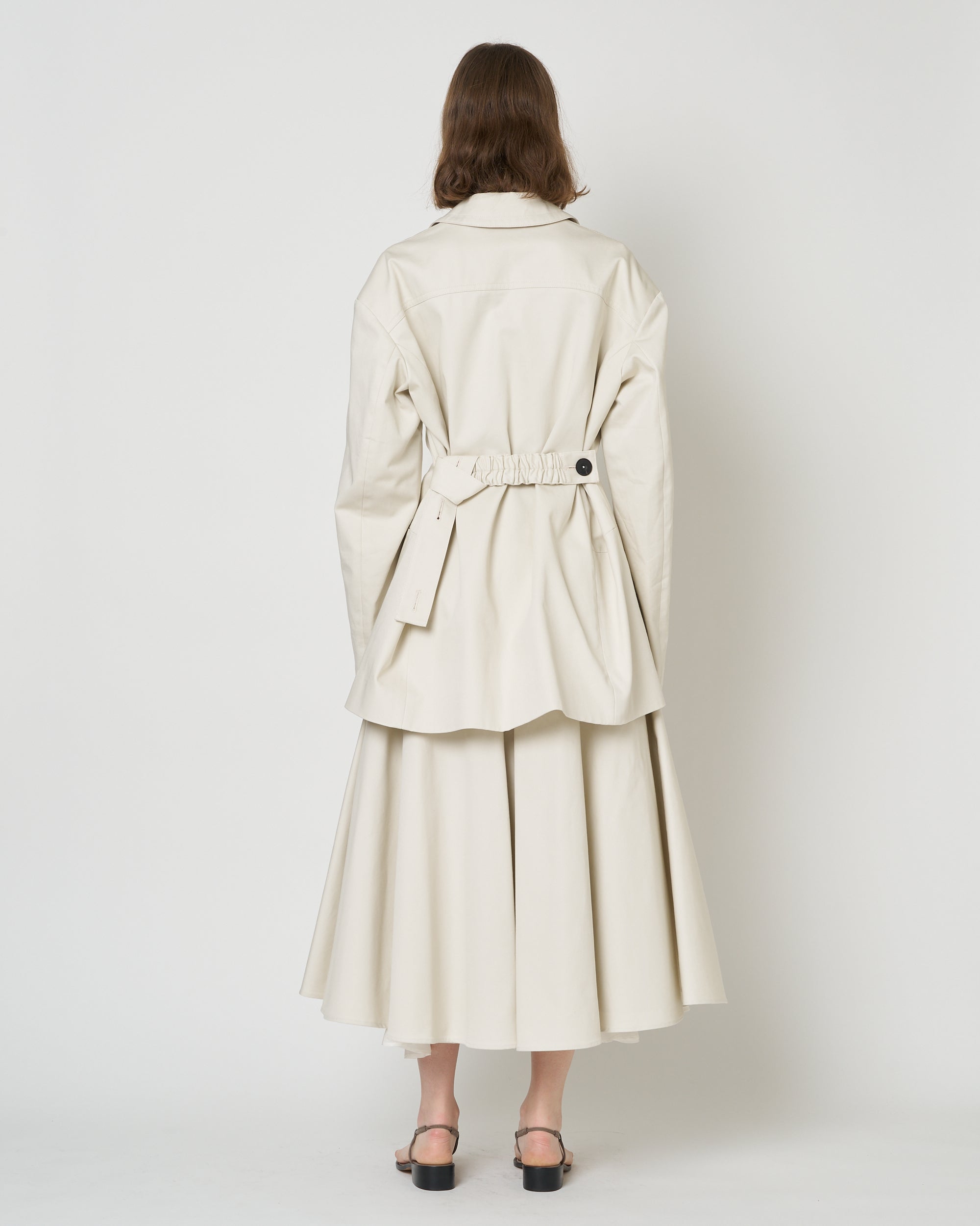 【PRE ORDER】NOLEEN - COTTON FLARED SKIRT