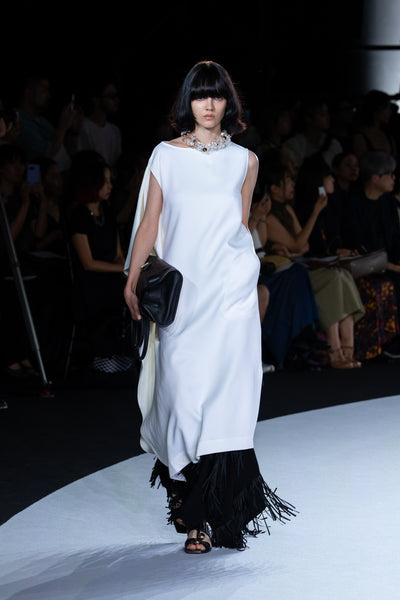 【PRE ORDER】NAXOS - ASYMMETRY DRAPED DRESS