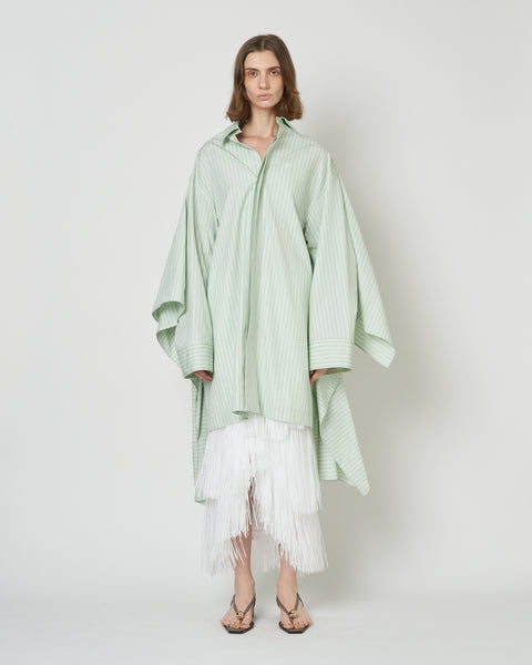 【PRE ORDER】NERIS - MULTI-WAY OVERSIZE STRIPE SHIRT
