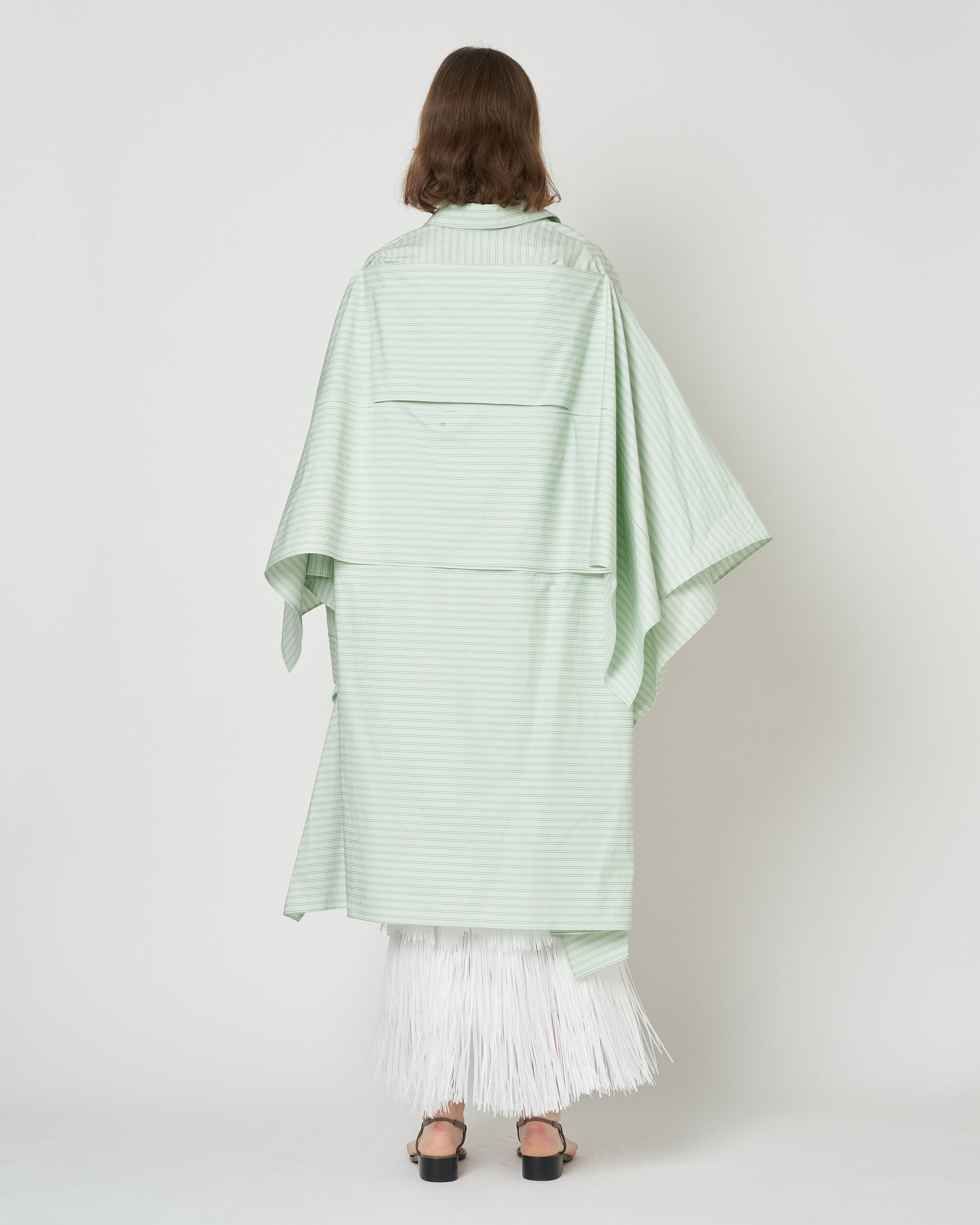 【PRE ORDER】NERIS - MULTI-WAY OVERSIZE STRIPE SHIRT