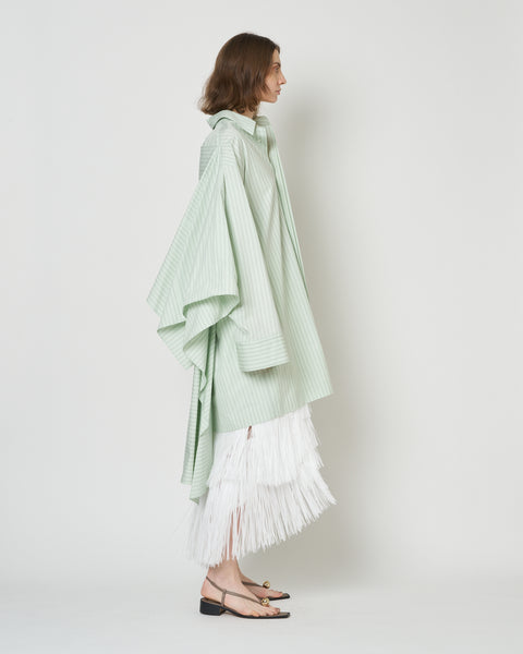【PRE ORDER】NERIS - MULTI-WAY OVERSIZE STRIPE SHIRT