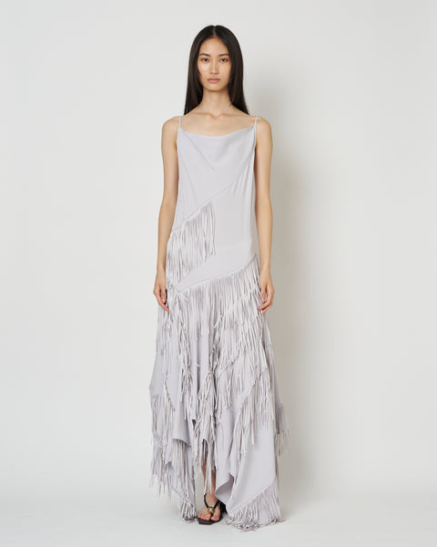 【PRE ORDER】NOCTIS - ASYMMETRY FRINGE STRAP DRESS