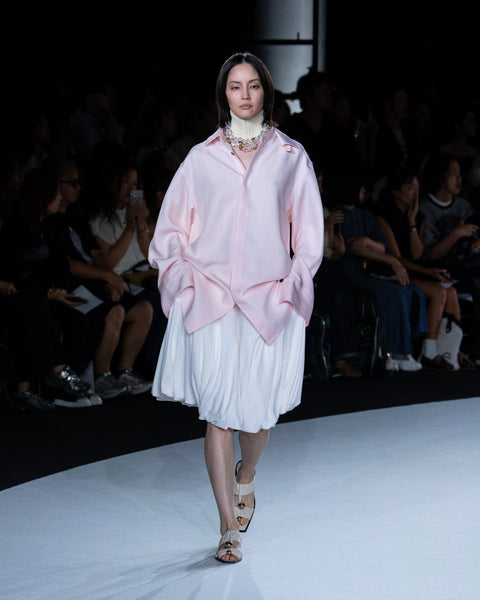 【PRE ORDER】NAVIA - REMOVABLE COLLAR VISCOSE SHIRT