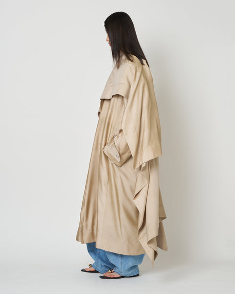 【PRE ORDER】NADIA - RECYCLED NYLON LAYERED COAT