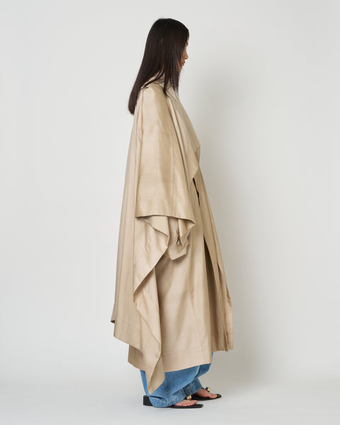 【PRE ORDER】NADIA - RECYCLED NYLON LAYERED COAT