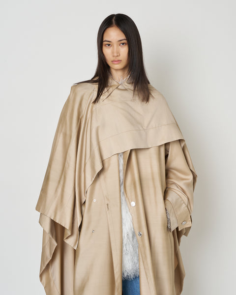 【PRE ORDER】NADIA - RECYCLED NYLON LAYERED COAT