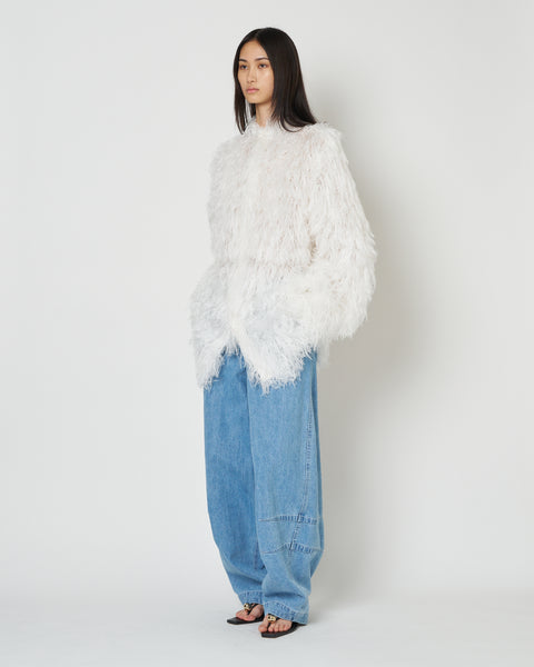 【PRE ORDER】NAVIA - REMOVABLE COLLAR FRINGE SHIRT