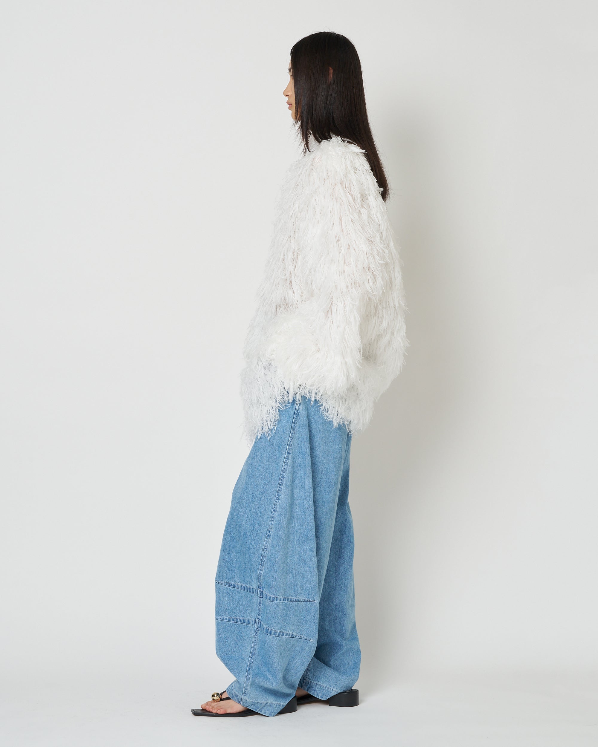 【PRE ORDER】NAVIA - REMOVABLE COLLAR FRINGE SHIRT