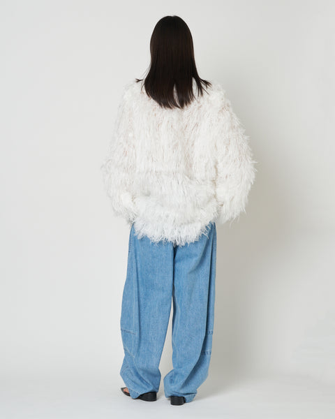 【PRE ORDER】NAVIA - REMOVABLE COLLAR FRINGE SHIRT