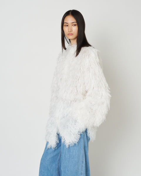 【PRE ORDER】NAVIA - REMOVABLE COLLAR FRINGE SHIRT