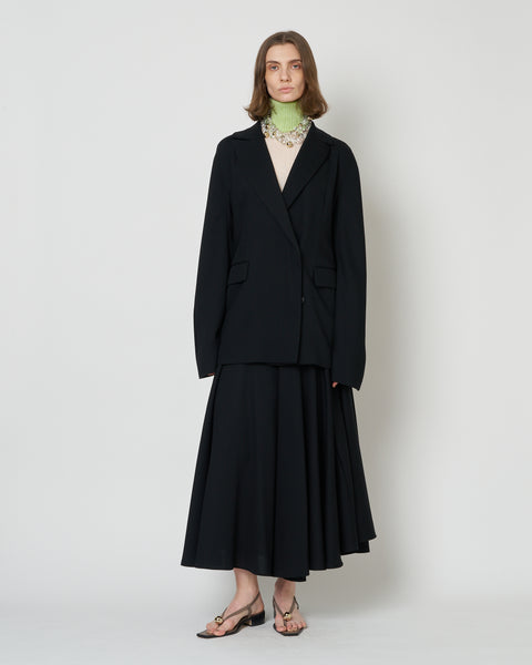 【PRE ORDER】NATIA - SUMMER WOOL FLARED SLEEVE JACKET