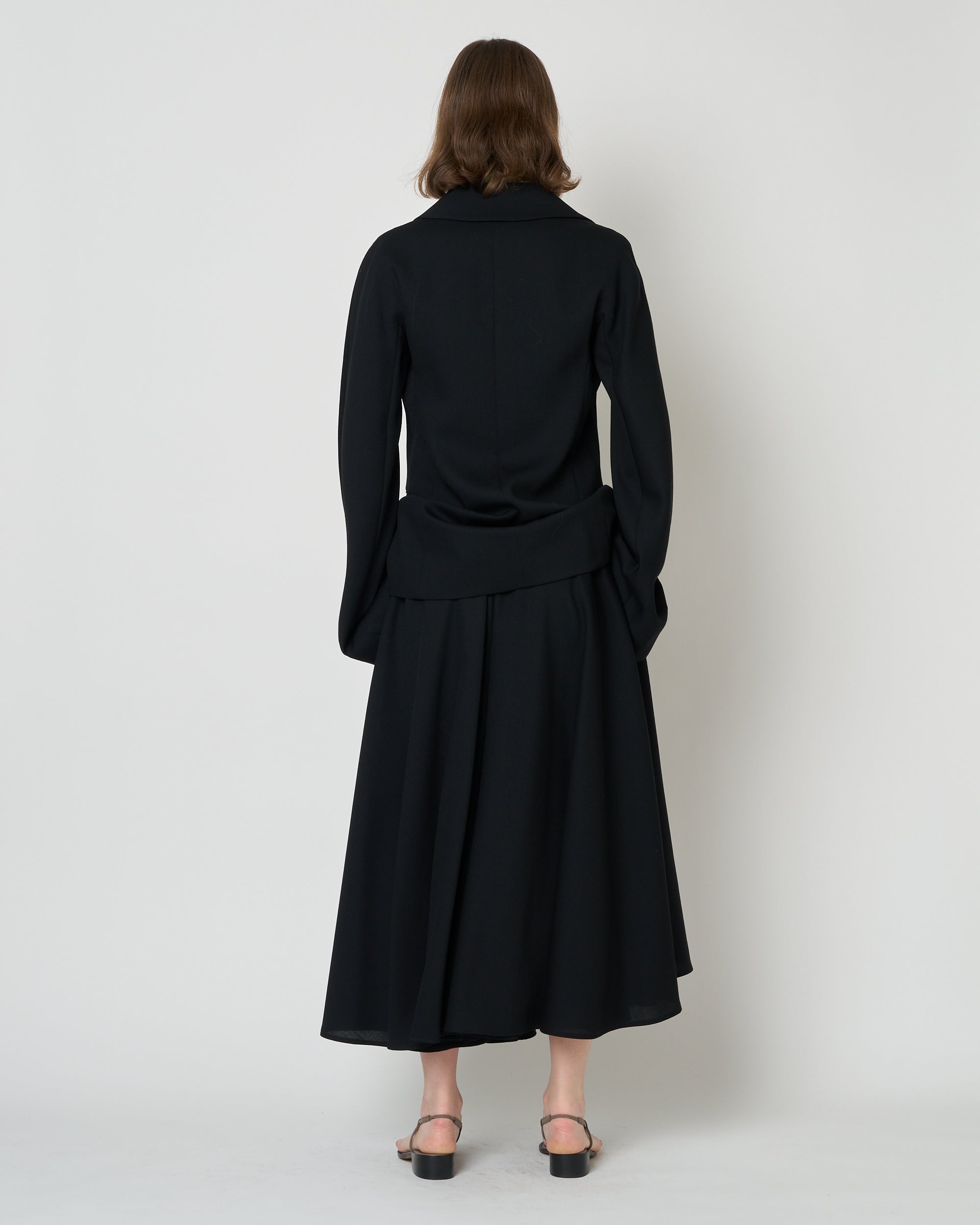 【PRE ORDER】NATIA - SUMMER WOOL FLARED SLEEVE JACKET