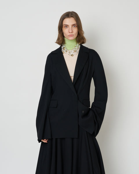 【PRE ORDER】NATIA - SUMMER WOOL FLARED SLEEVE JACKET