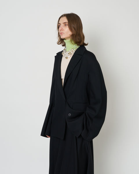 【PRE ORDER】NATIA - SUMMER WOOL FLARED SLEEVE JACKET