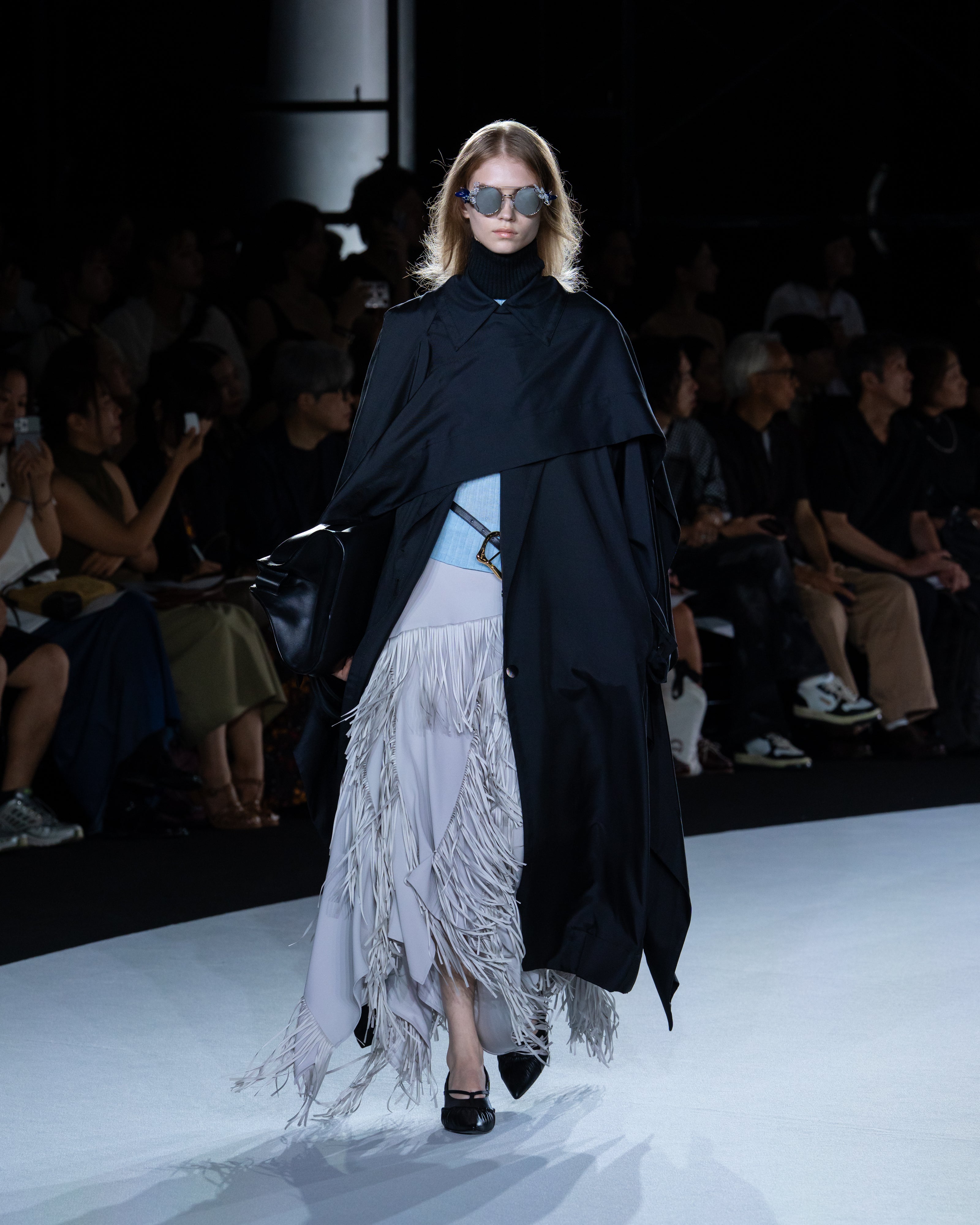 【PRE ORDER】NADIR - ASYMMETRY FRINGE SKIRT