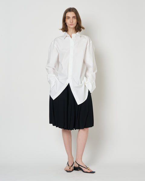 【PRE ORDER】NAVIA - REMOVABLE COLLAR COTTON SHIRT
