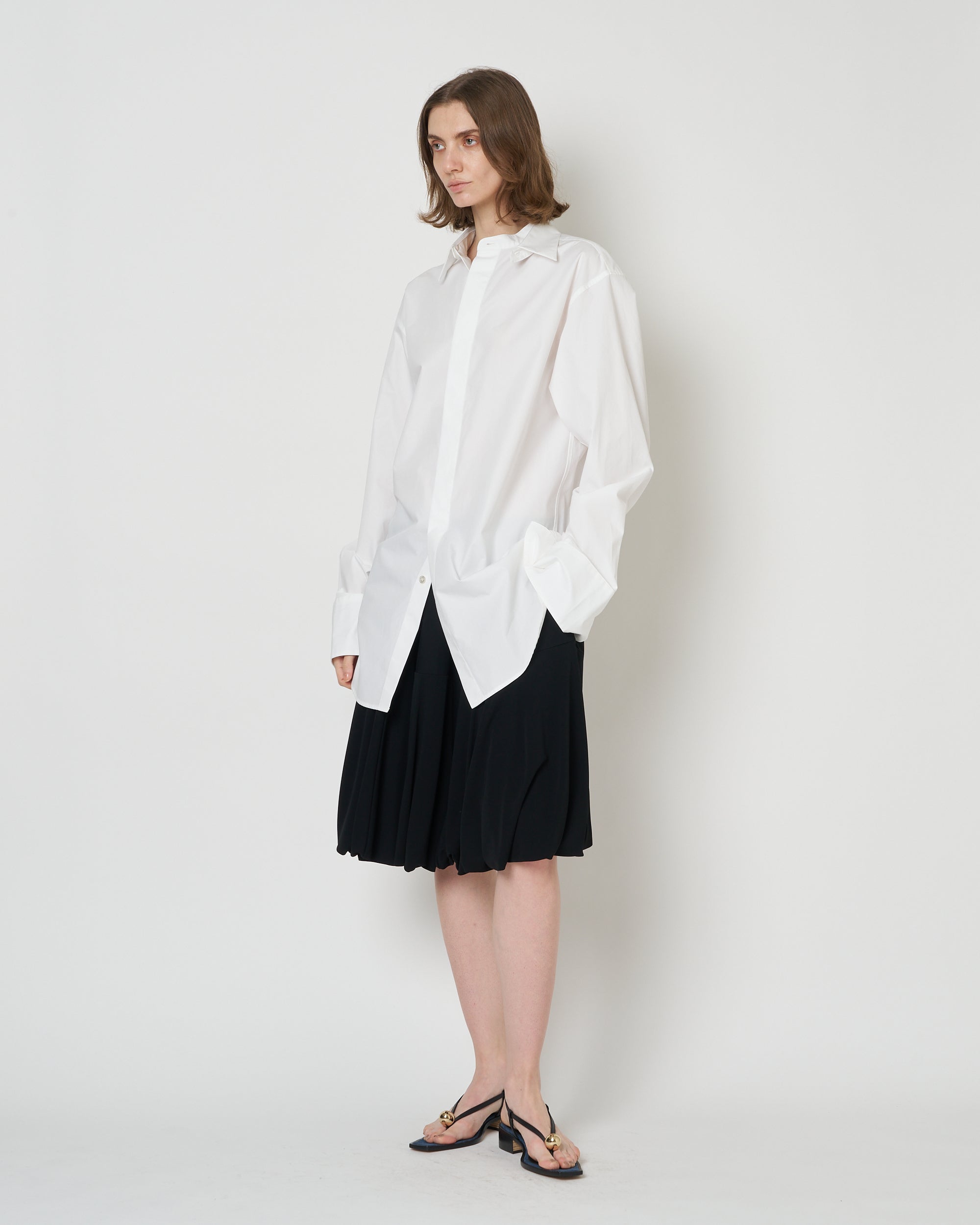 【PRE ORDER】NERIDA - BALOON HEM DRAPING SKIRT