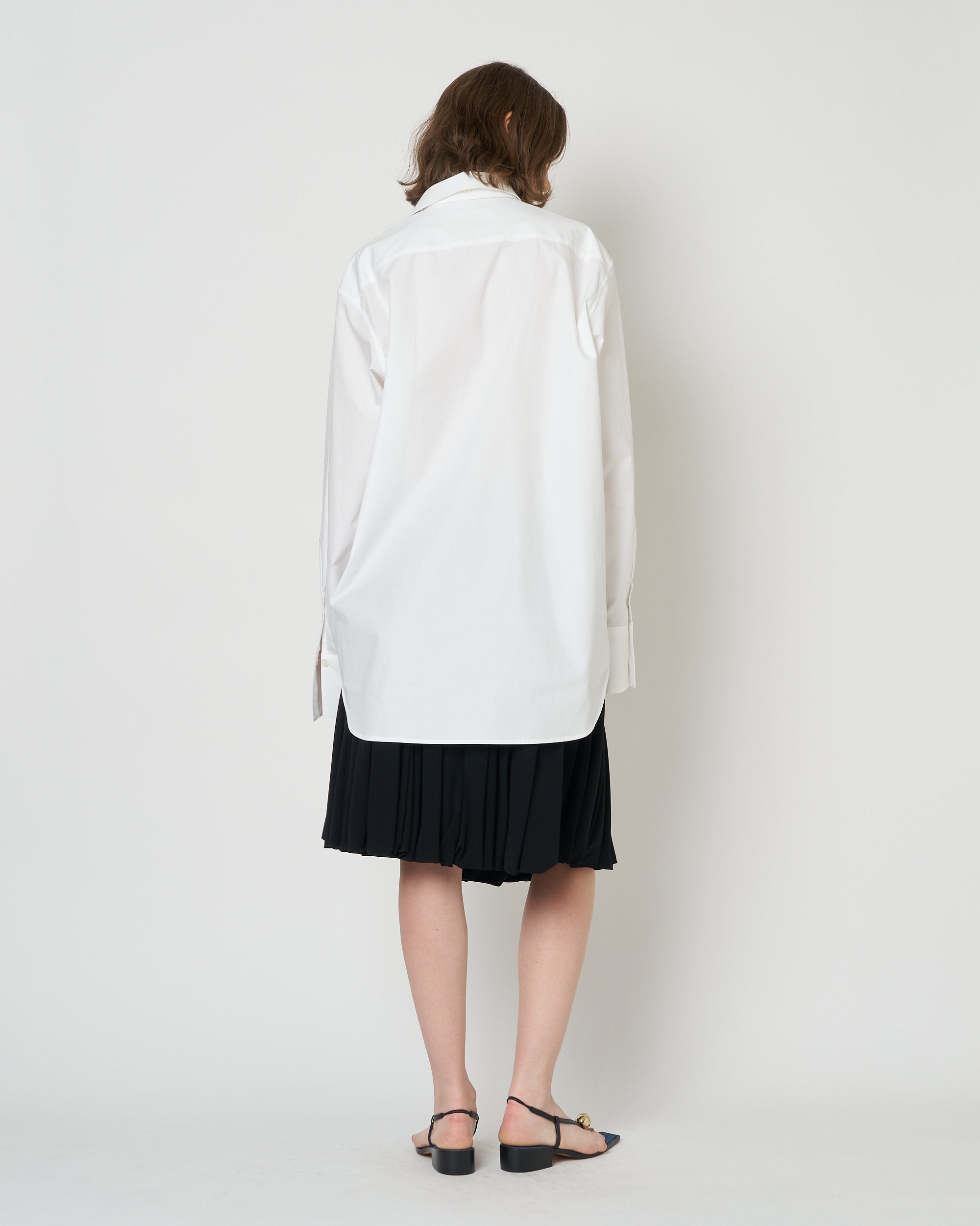 【PRE ORDER】NAVIA - REMOVABLE COLLAR COTTON SHIRT