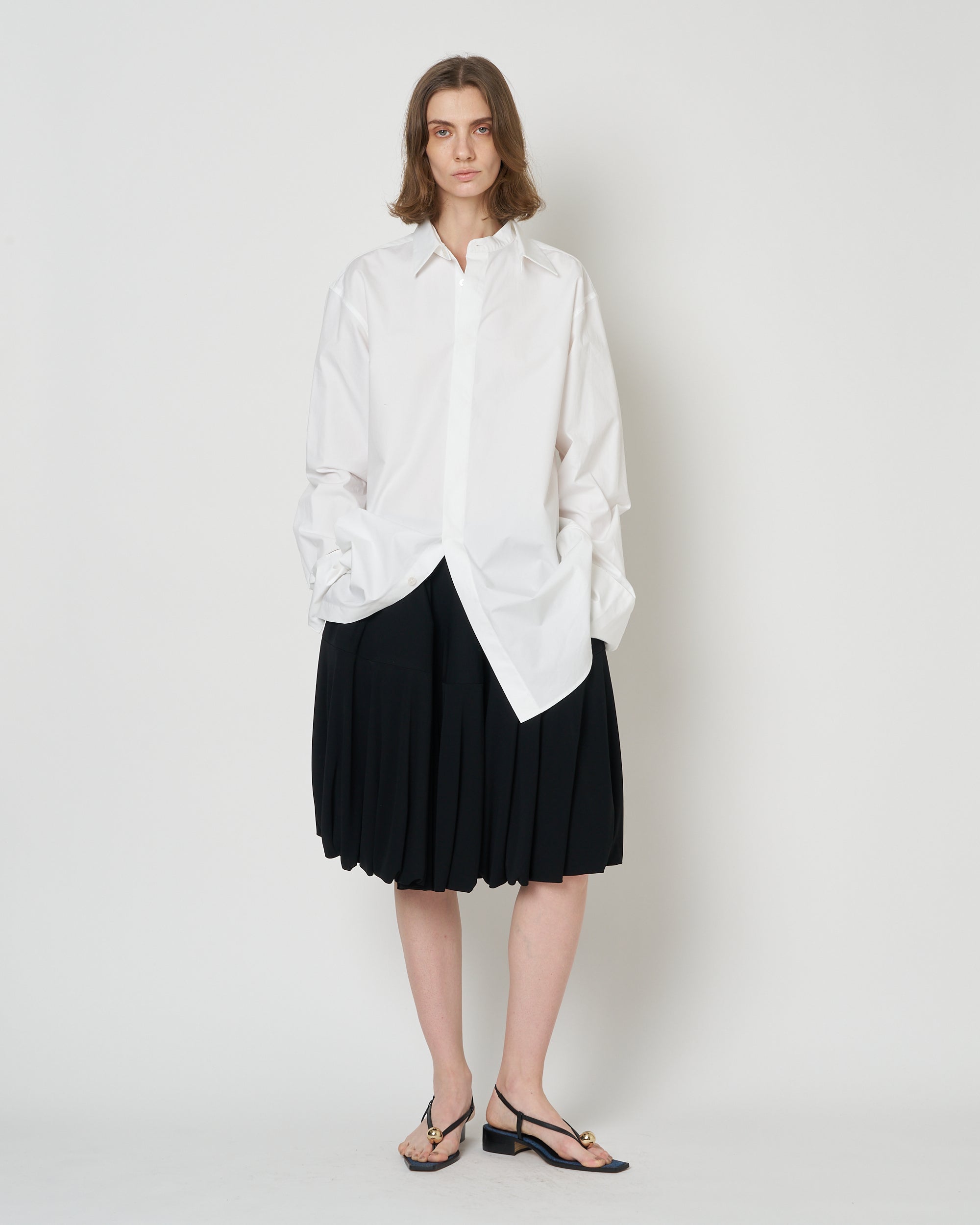 【PRE ORDER】NERIDA - BALOON HEM DRAPING SKIRT