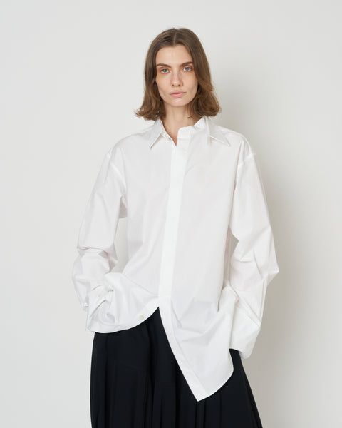 【PRE ORDER】NAVIA - REMOVABLE COLLAR COTTON SHIRT