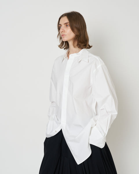 【PRE ORDER】NAVIA - REMOVABLE COLLAR COTTON SHIRT