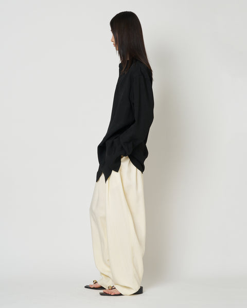 【PRE ORDER】NAVIA - REMOVABLE COLLAR VISCOSE SHIRT